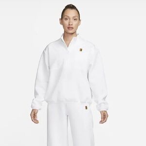 NWT Nike White Quarter-Zip